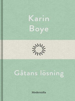 cover image of Gåtans lösning
